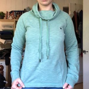 High neck sweatshirt
